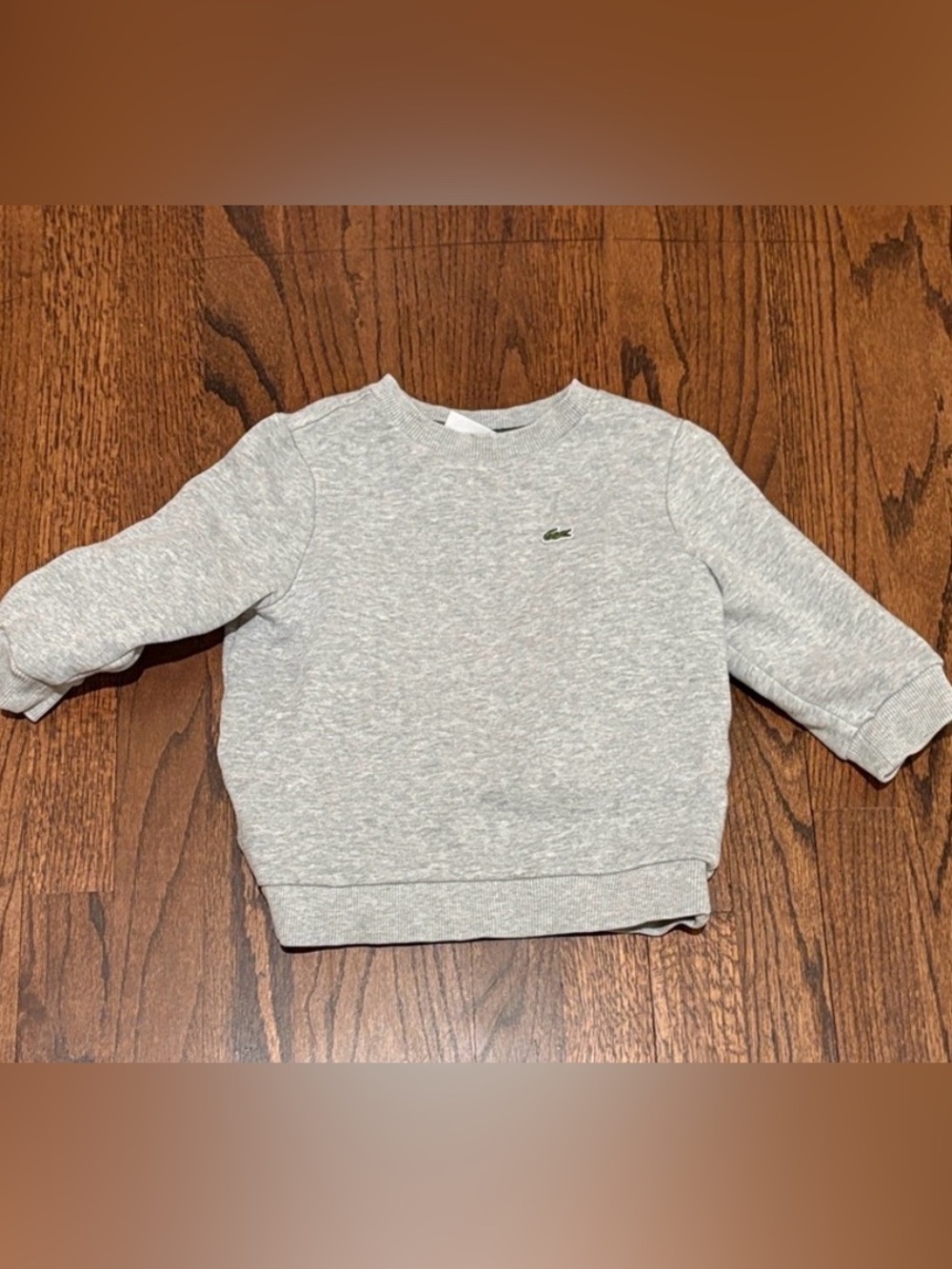 Lacoste Kids Fleece Crewneck Sweatshirt Size 4